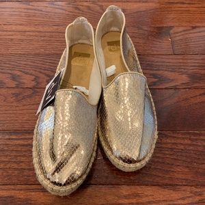 NWT Dolce Vita for Target Gold Espadrilles